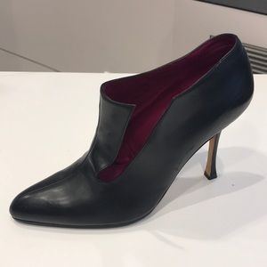 Black Manolo Blahnik Booties